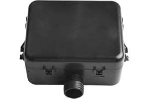 25mm Car Diesel Heater Air Intake Filter Muffler, Square Metal and Plastic Replacement Accessory for Webasto and for Eberspac