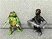 Teenage Mutant Ninja Turtles | Action Figure Collectible Toy weapons | [Raphael, Michelangelo, Donatello and Leonardo,Splinter, Foot Soldier] | Cake Toppers | Party Favors- 6 Pcs (Classic Version)