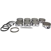 Icon Pistons Icon PistonsIcon Piston and Ring, Premium Forged, Forged, 4.030 in Bore, 1.2 x 1.2 x 3.0 mm Ring Groove, Minus 20.00 cc