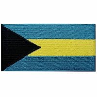 Bahamas Flag Embroidered Emblem Bahamian Islands Iron On Sew On National Patch