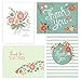 One Jade Lane - Floral Festival Thank You Cards (Self-mailer) POSTCARDS 