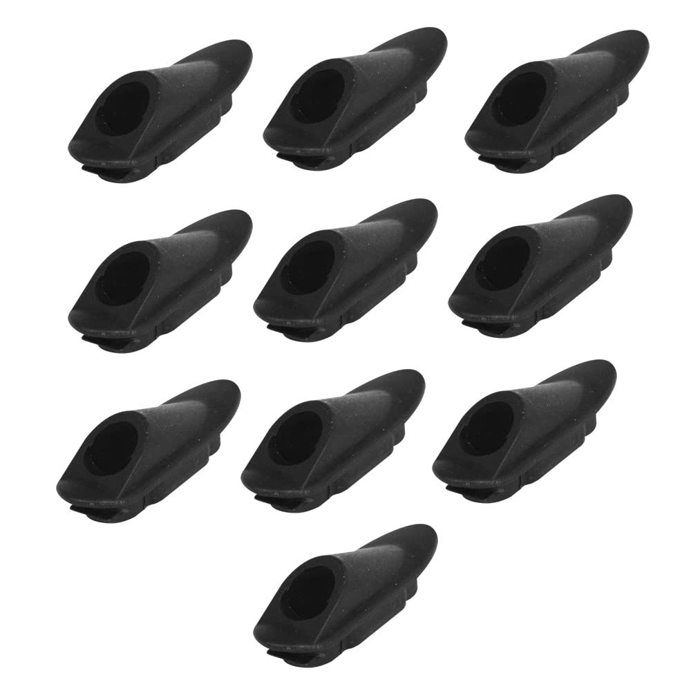 Albedel 10 pcs Bike Cable Tube Clamp Grommets Frame Brake Cable Buckles Clip Holder Hole Inner Embedded Bicycle Shift Derailleur Wire Line Pipe Guide Plugs Organizer Fixed MTB Routing