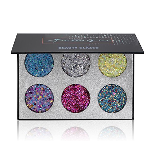 image for BG The PRESSED Glitter Bar B22B | BEAUTY GLAZED 6 Color Pressed Glitte