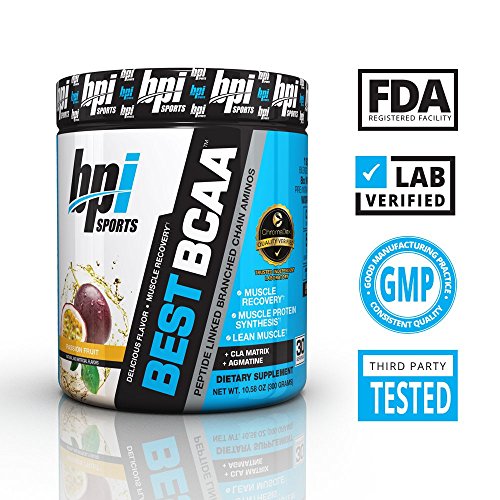 image for BPI Sports Best BCAA Powder, Branched Chain Amino Acids, Passion Fruit