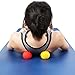 MARNUR Massage Balls Roller Lacrosse Exercise Balls for Pilates and Yoga Myofascial Trigger Point Release Plantar Fasciitis Muscle Knots, Set of 2 Extra Firm Balls
