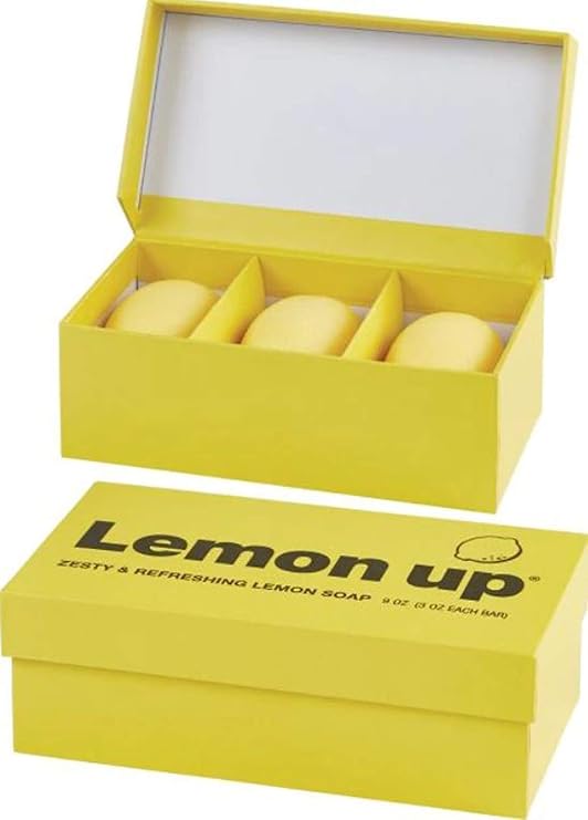 Lemon Up Limited Edition Soap Trio Gift Box! Fresh Lemony
