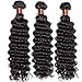 BLACKMOON HAIR Brazilian Virgin Hair Deep Wave Bundles Unprocessed Virgin Remy Human Hair Extension Deep Curly Hair Weave Natural Color