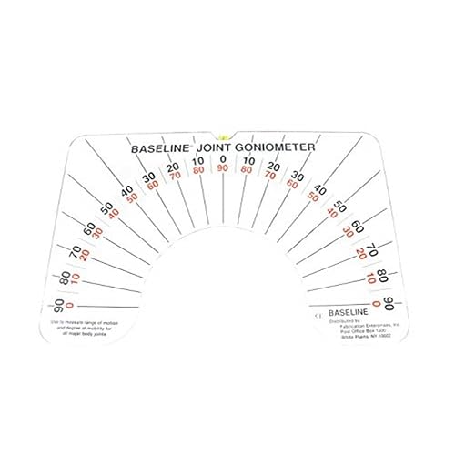 Baseline 12-1076 Large Joint Arthrodial Protractor Goniometer, Cervical ...
