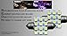 50501242W Purple 2pcs 42mm 211-2 212-2 214-2 578 560 569 DE3175 DE3022 DE3021 12-SMD LED Interior Bulbs for Dome Light