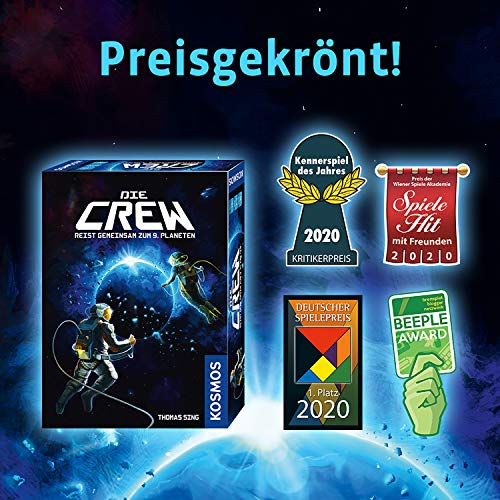 KOSMOS 691868 Die Crew - Reist gemeinsam zum 9. Planeten, Kennerspiel des Jahres 2020, kooperatives Kartenspiel für 3 bis 5 Personen, mit Variante für 2 Personen, Gesellschaftsspiel: 2-5 Spieler – Bild 7
