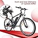 ANCHEER 2019 Pro Electric Mountain Bike, 26” Electric Bicycle with Removable 12.5AH Lithium-Ion Battery for Adults, 500W Hub Motor and 21 Speed Shifterthumb 3