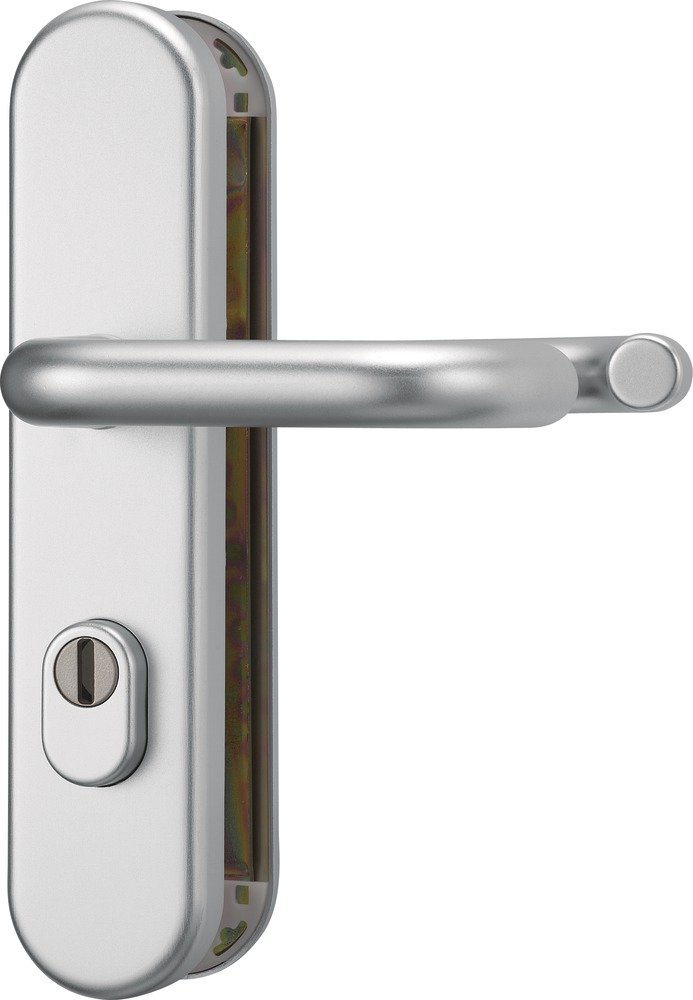 ABUS door security fitting KLZS714 FS1 with cylinder protection - silver - 42555