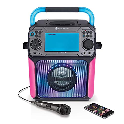 Singing Machine STVG784BK Groove XL Karaoke Player with Bluetooth and