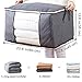 Vieshful 3 Pack Clothes Storage Bags 90L Large Capacity Clothing Organizers with Reinforced Handles Thick Breathable Fabric Foldable Underbed Containers for Bedding Comforter Blanket