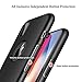 iPhone X Case, Ultra Thin iPhone X Case Slim Fit Hard Cover Scratch Resistant Protective Case for Apple iPhone X / iPhone 10 by GDEER [Support Wireless Charging] - Black