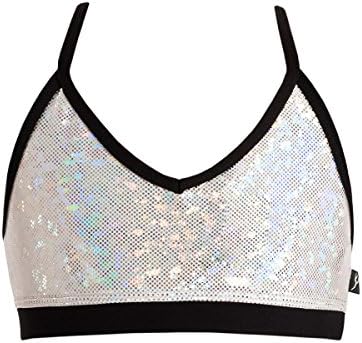 Energetiks Girls' Metallic Detailed Crop Top