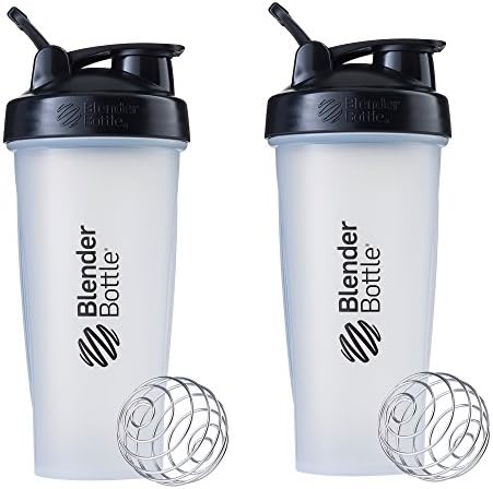 BlenderBottle Classic Shaker Bottle Perfect for Protein Shakes and