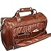 AmeriLeather 18-inch Leather Carry on Weekend Duffel (Black)