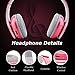 Beyution bt513 Wireless Built in Mic Bluetooth Headphone - Retail Package - Pink