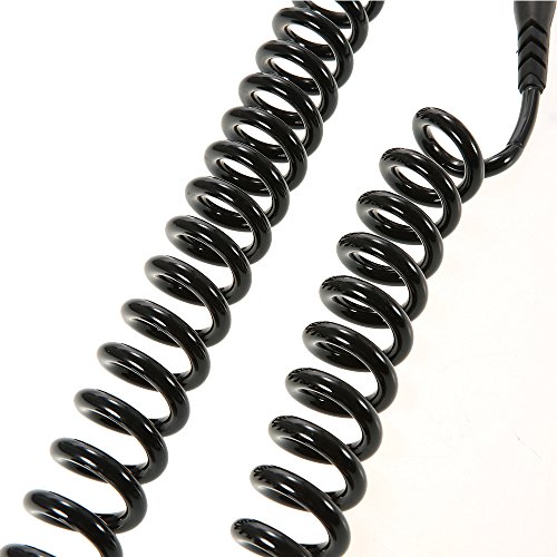 Surfboard Leash- 1 Pcs 10ft Coiled Surf Sup Leash Sup Leash, Paddle Board Straps, Boogie Board Surfing Leashes