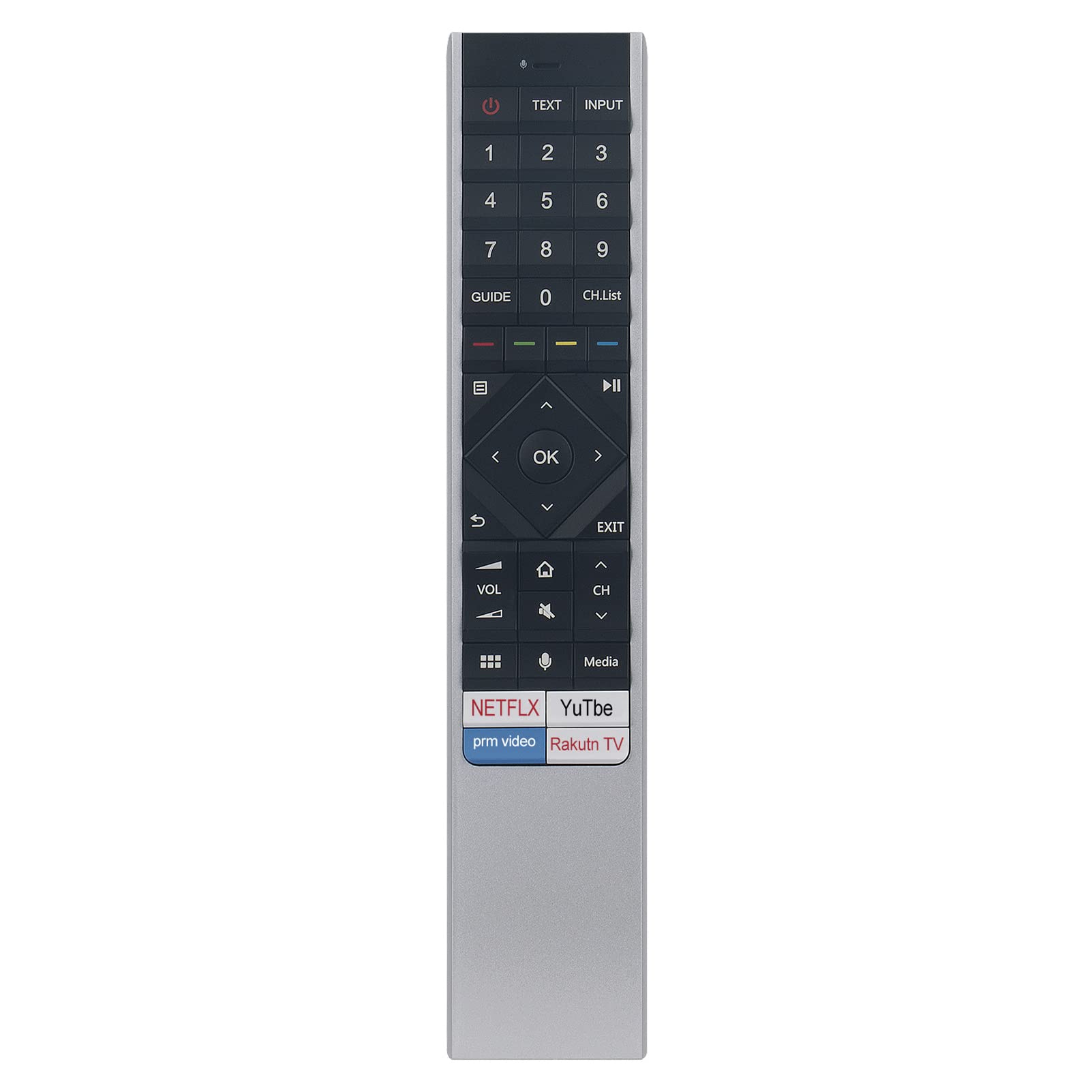 VINABTY ERF6A64 Replacement Voice Remote Compatible with Hisense TV ERF6A64