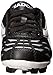 Diadora Capitano MD JR Soccer Shoe (Little Kid/Big Kid), Black/White/Silver, 13 M US Little Kid