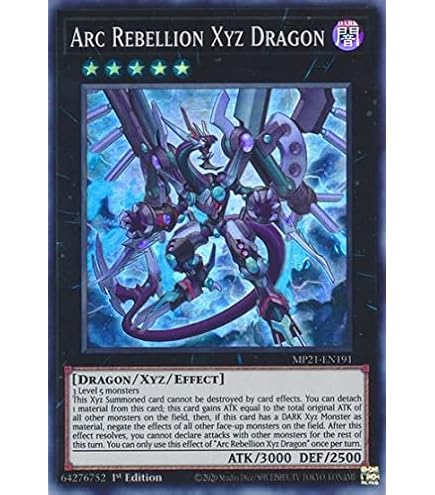 Amazon.com: Yu-Gi-Oh! - Dark Requiem Xyz Dragon - LEHD-ENC34