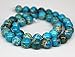 Blue Imperial Jasper Gemstone Loose Beads 6mm 62 Beads Per 15.5