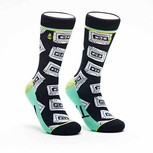 Woven Pear, Women Mix Tape Socks, One Size