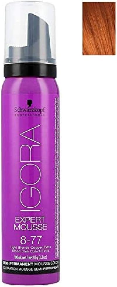 Schwarzkopf Igora Expert Mousse 8-77 Light Blonde Copper Extra 100ml