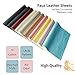 AOUXSEEM Vivid Shiny Faux Leather Sheets for Earrings Bows Jewelry Making, PU Pearlescent Gloss Fabric Bundle Cotton Back, 8.2 x 11.8 inch(21 x 30cm) (10 pcs, Assorted)