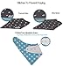 Baby Bandana Drool Bibs by Pashoshi - 4 Pack of Cute Unisex Absorbent Cotton Bibs with Free Pacifier Clip & Bottle/Toy Strap - Modern Baby Gift Set for Boy or Girl Infant - 5 Star Product