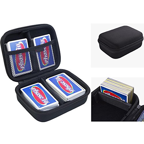 ANTS Hard Case for Phase 10 Card Game. Fits up to 360 Cards. Includes 2 Removable Divider