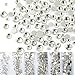 4574pcs Nail Art Rhinestones Clear Nail Crystal Flat Back Circular Glass Studs Stones for 3D Nails Art Decorations Manicure Tools（1.3mm - 4.8mm) (Crystal Clear)