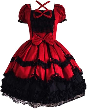 Amazon Co Jp ワンピース ロリータ ワンピース 森ガール ワンピース ゴスロリ ワンピース コスプレ アニメ Cosplay Lolita Timsa 洋服 女装 コスプレ かわいい ゴシック ロリータ服 学生服 ドレス メイド服 お嬢様 ゆめかわいい フリル ゆったり 通勤 蝶結び 大きい