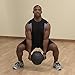 Body-Solid Heavy-Duty Exercise Medicine Balls with Dual Handles (BSTDMB25), Durable Non Slip Rubber Grip Medicine Ball for Weights Training, Weightlifting & Core Workouts, Black, 25lb Weight