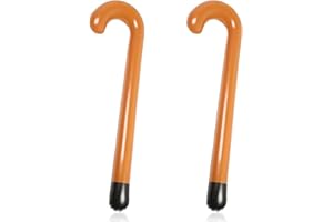 DEGPUM 100 Days of School Inflatable Cane Old Man Inflatable Cane Blow Up Walking Stick Inflatable Cane Kids 100 Days of School Cane Inflatable Crutches Kids Cane Prop Funny Old Age Costume Accessories