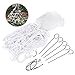 PBPBOX Halloween Giant Spider Web Set for Outdoor Halloween Yard Decorations, 23X19FT