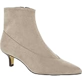 Bella Vita Womens Stephanie II Faux Suede Ankle Boots Taupe 9 Wide (C,D,W)