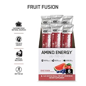 Optimum Nutrition Collagen Plus Hyaluronic Acid, Resveratrol, Unflavored with Amino Energy, Fruit Fusion, Green Tea and…