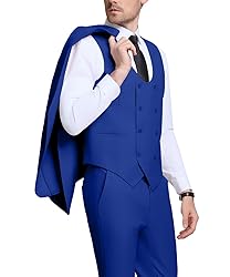 Men's 3 Pieces Suit Set Slim Fit Suits for Men Big