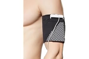 YUNYILAN Universal Sports Armband for All Phones. Cell Phone Armband for Running, Fitness and Gym Workouts (iPhone X/8/7/6/Plus,Samsung Galaxy S9/S8/S7/S6/Edge/Plus & LG, More) Black, X-Large