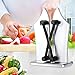 Knife Sharpener,Bavarian Edge Knife Sharpener As Seen on TV Kitchen Knife Sharpener Blade Sharpener Chef Knife Sharpener (Sliver)