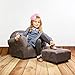 KEET Roundy Child Size Chair with Microsuede Ottoman
