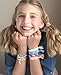 Unicorn Gifts, Hair Ties and Charm Bracelet - No Crease Elastic 7pc Hair Ties and Handmade Rainbow Wristband Matching Set and Bag - Jewelry For Women, and Teen Girls - Party Supplies, Favors, and Toys