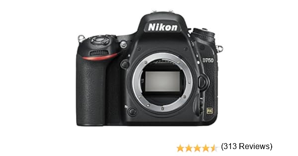 Nikon D750 - Cámara réflex digital de 24.3 Mp (pantalla 3.2 ...