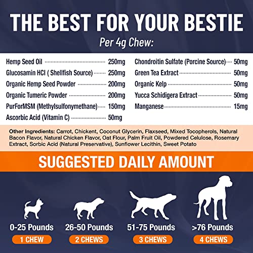 Doctor Doggo's Glucosamine for Dogs Vet Formulated Dog Joint