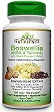 AyuNutrients 75%Boswellia AKBA+Turmeric+95% Pepper Extract-750mg, 60 Vcaps -Highest Potency and Purity on the Market - Joint Support,GI tract & Cell Health