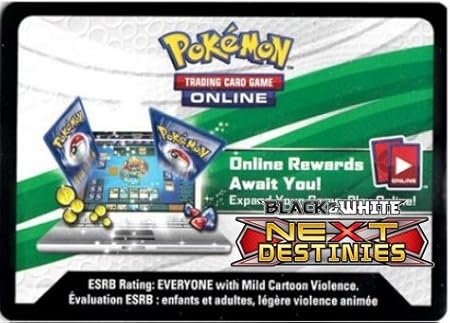 Amazon ポケットモンスター ブラック ホワイトnext Destiniesブースターパックコード Pokemon Tcgoコードカード トレカ 通販