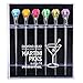 Prodyne DM-6-C Colorful Diamond-Head Martini Picks, Set of 6, Multicolor, 1oz